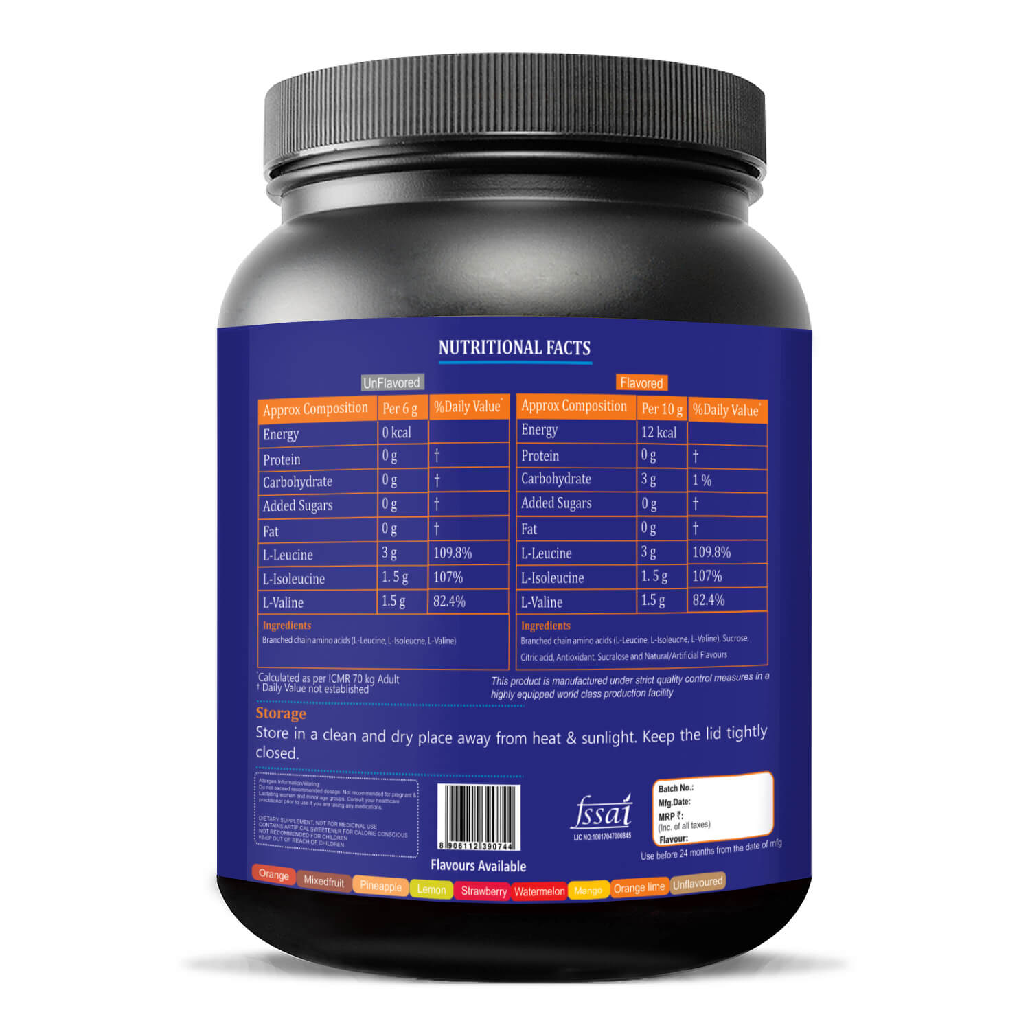 BRANCHED CHAIN AMINO ACIDS (BCAA)