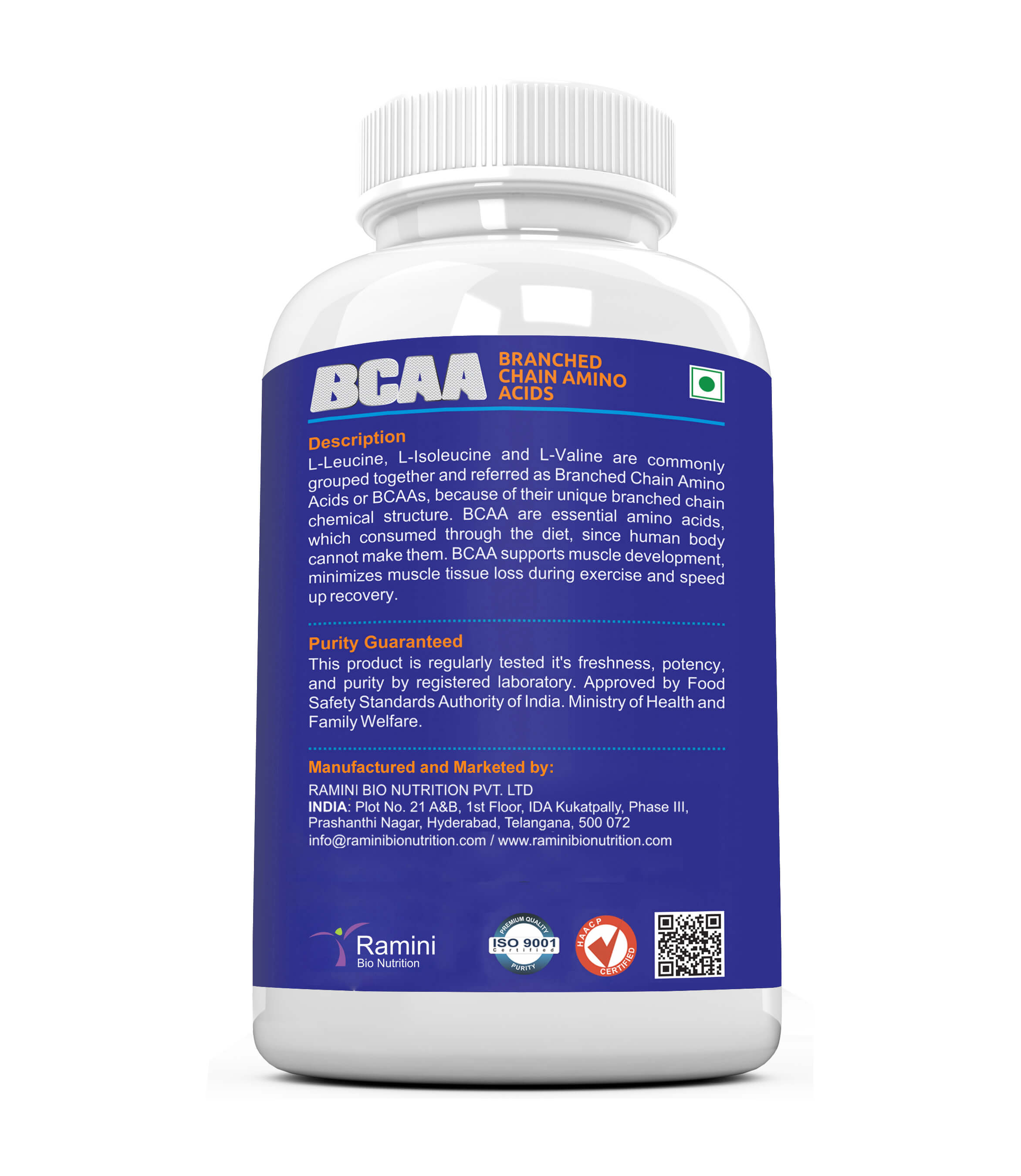 BRANCHED CHAIN AMINO ACIDS (BCAA) Capsules