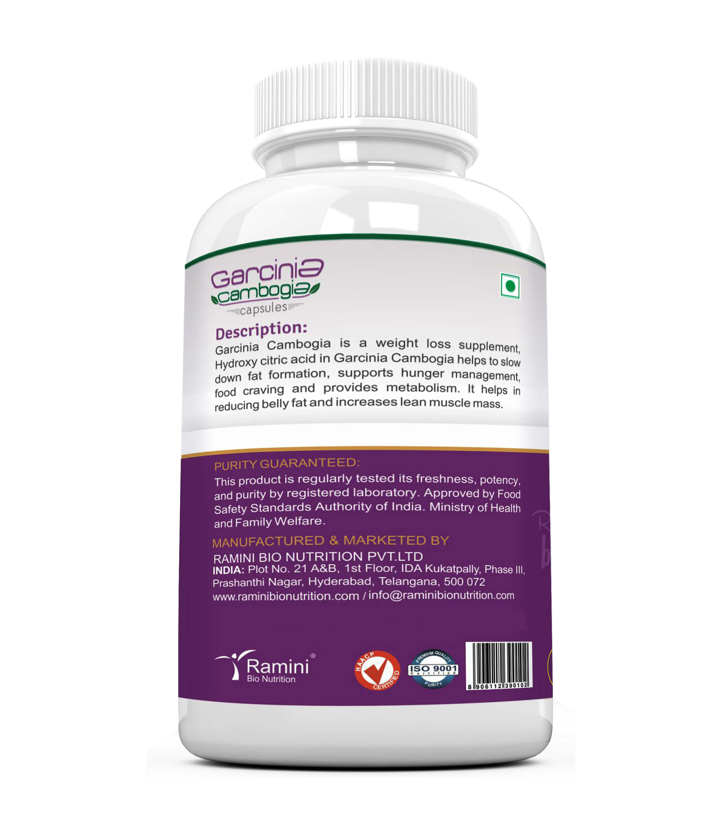 GARCINIA CAMBOGIA (60% HCA) Capsules
