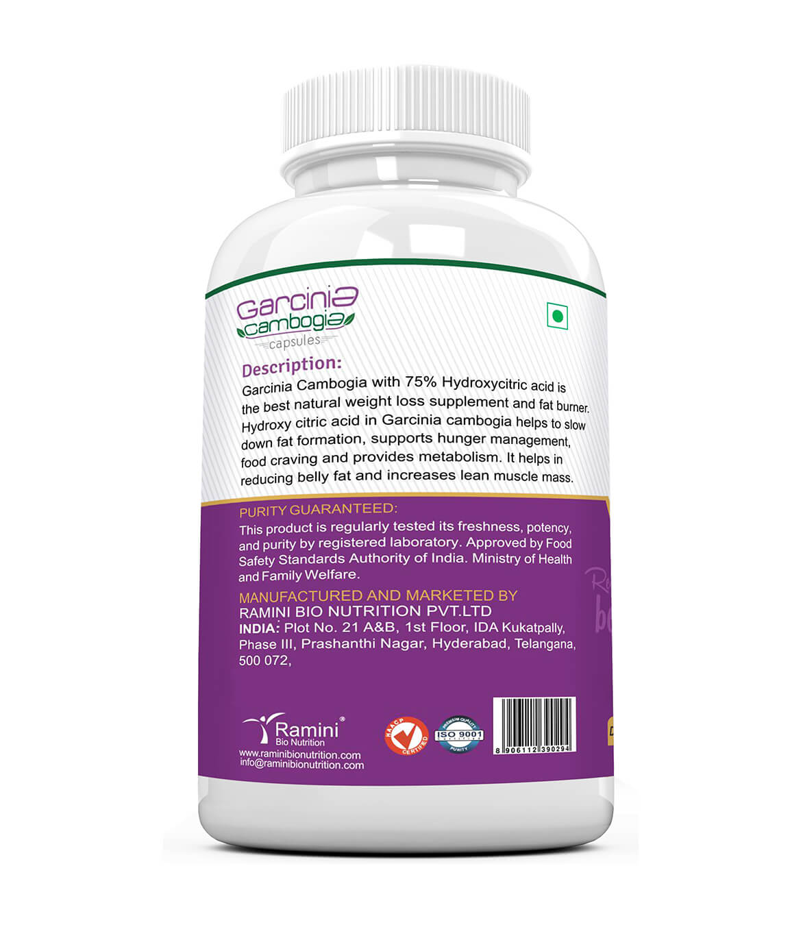 GARCINIA CAMBOGIA (75%HCA) Capsules