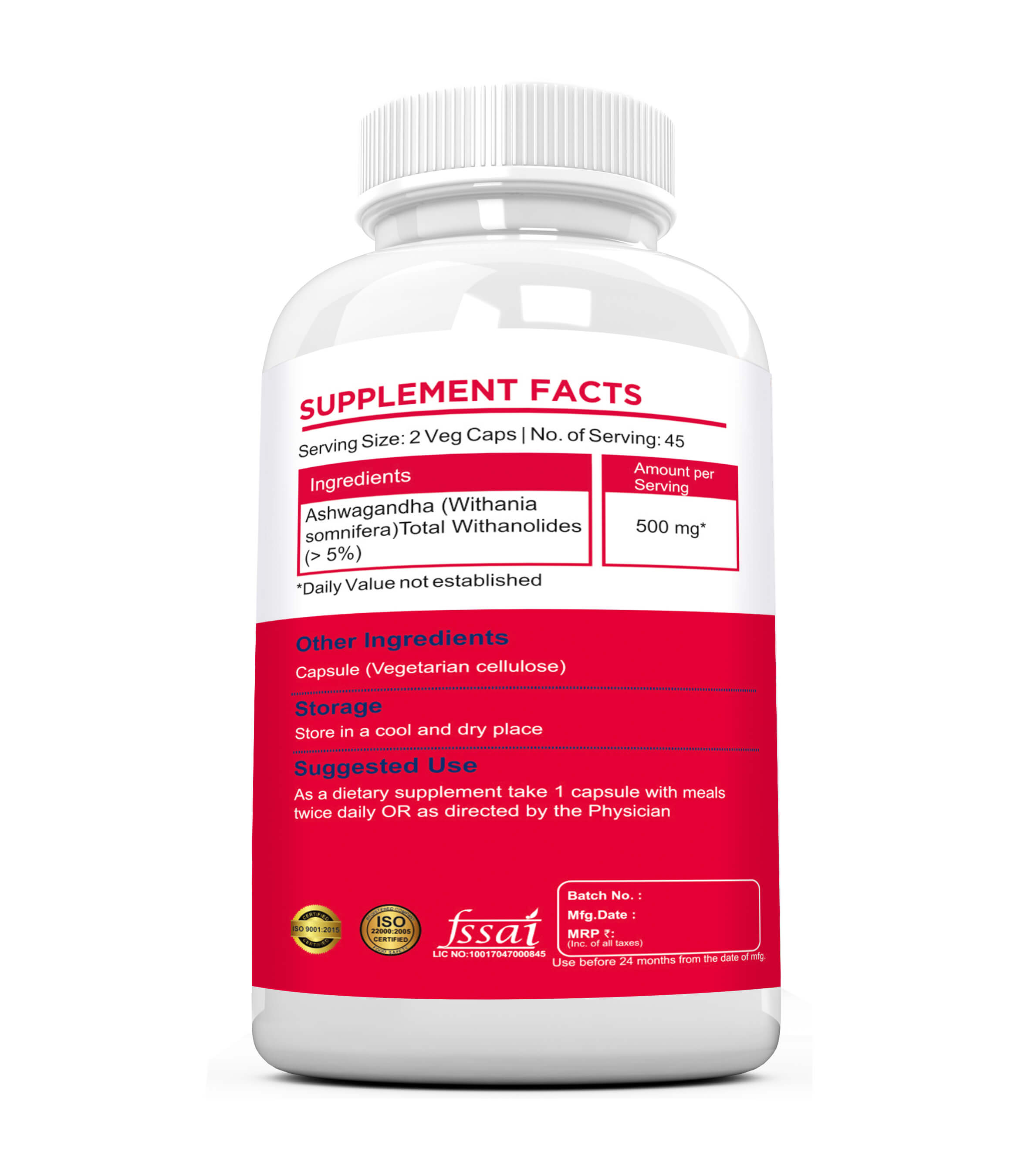 KSM-66 ASHWAGANDHA Capsules