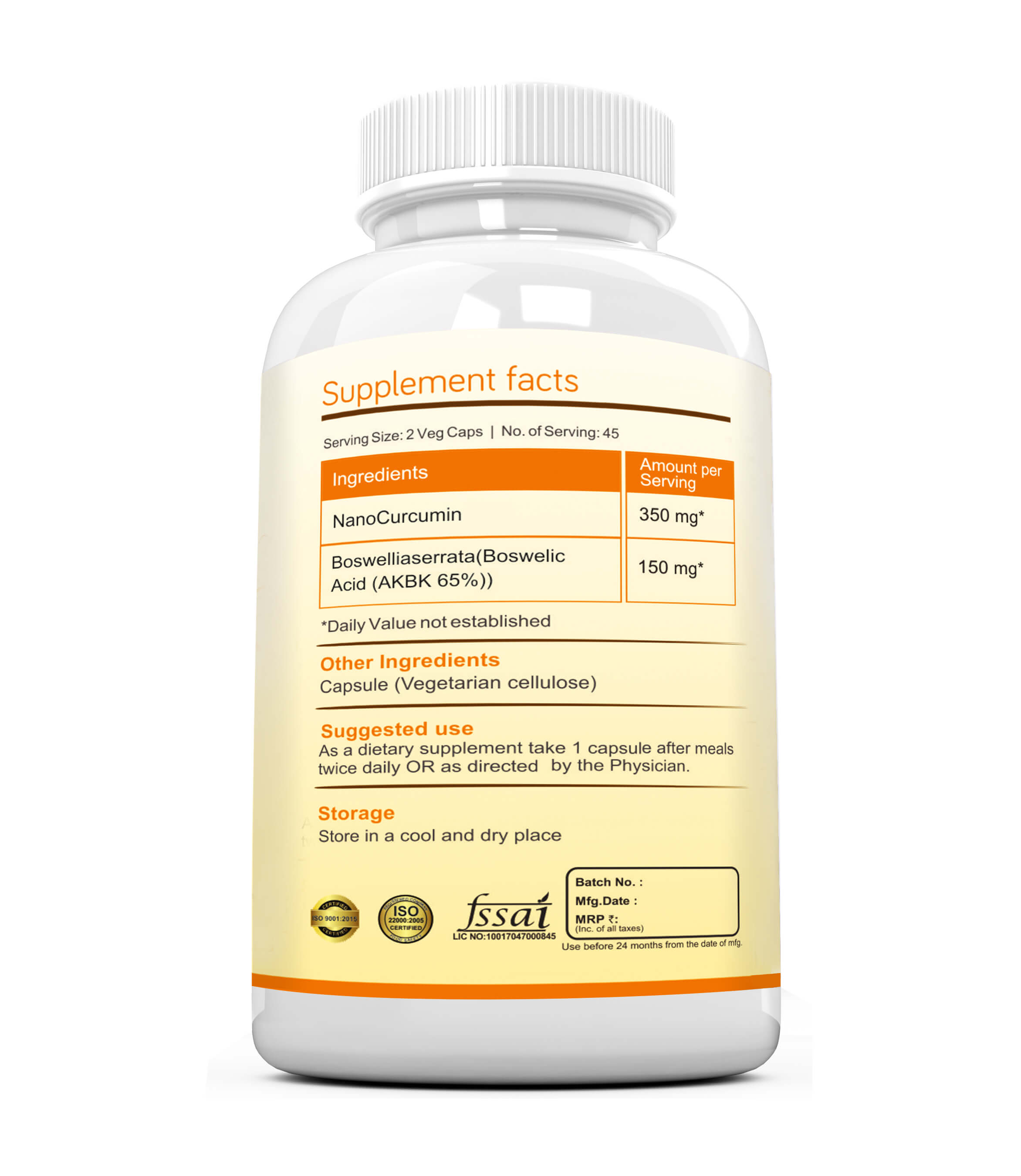 NANOCURCUMIN WITH BOSWELLIA Capsules