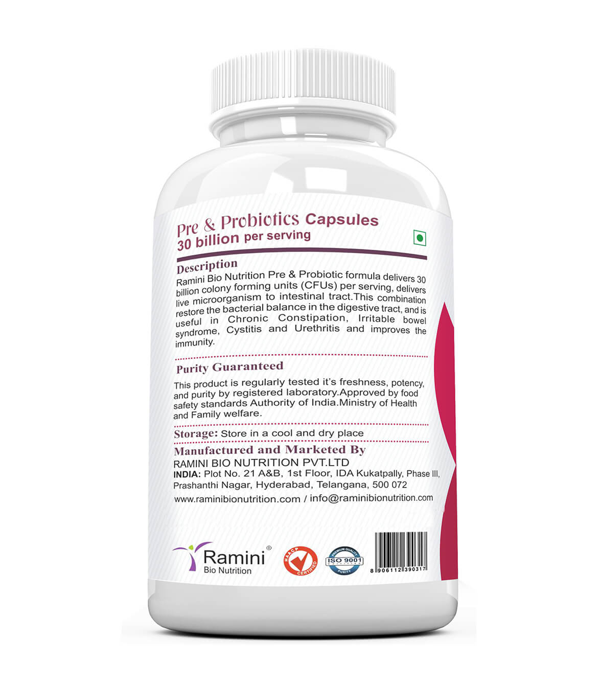 PRE PROBIOTICS  30 billion Capsules