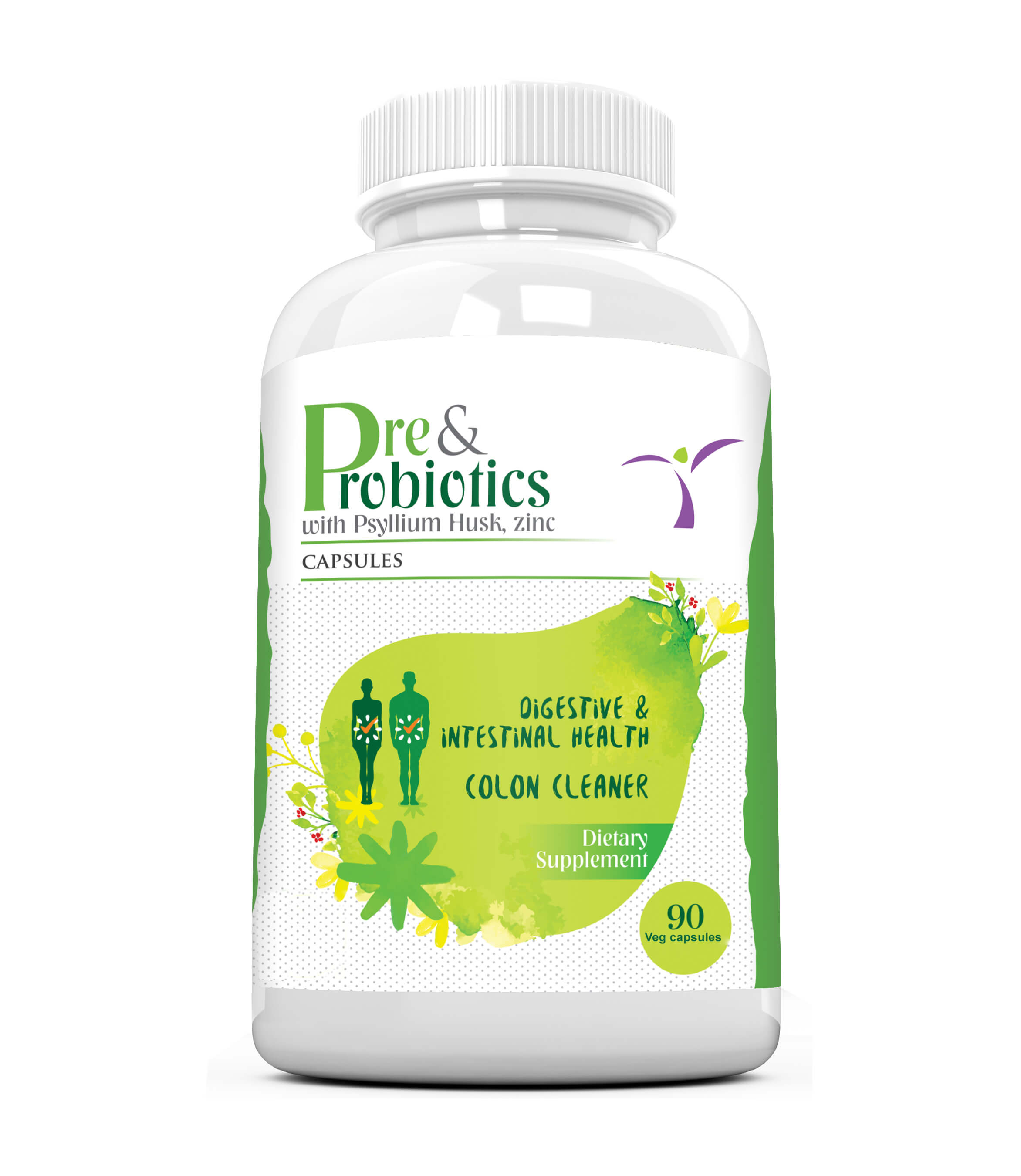 PRE AND PROBIOTICS PSYLLIUM HUSK WITH ZINC Capsules
