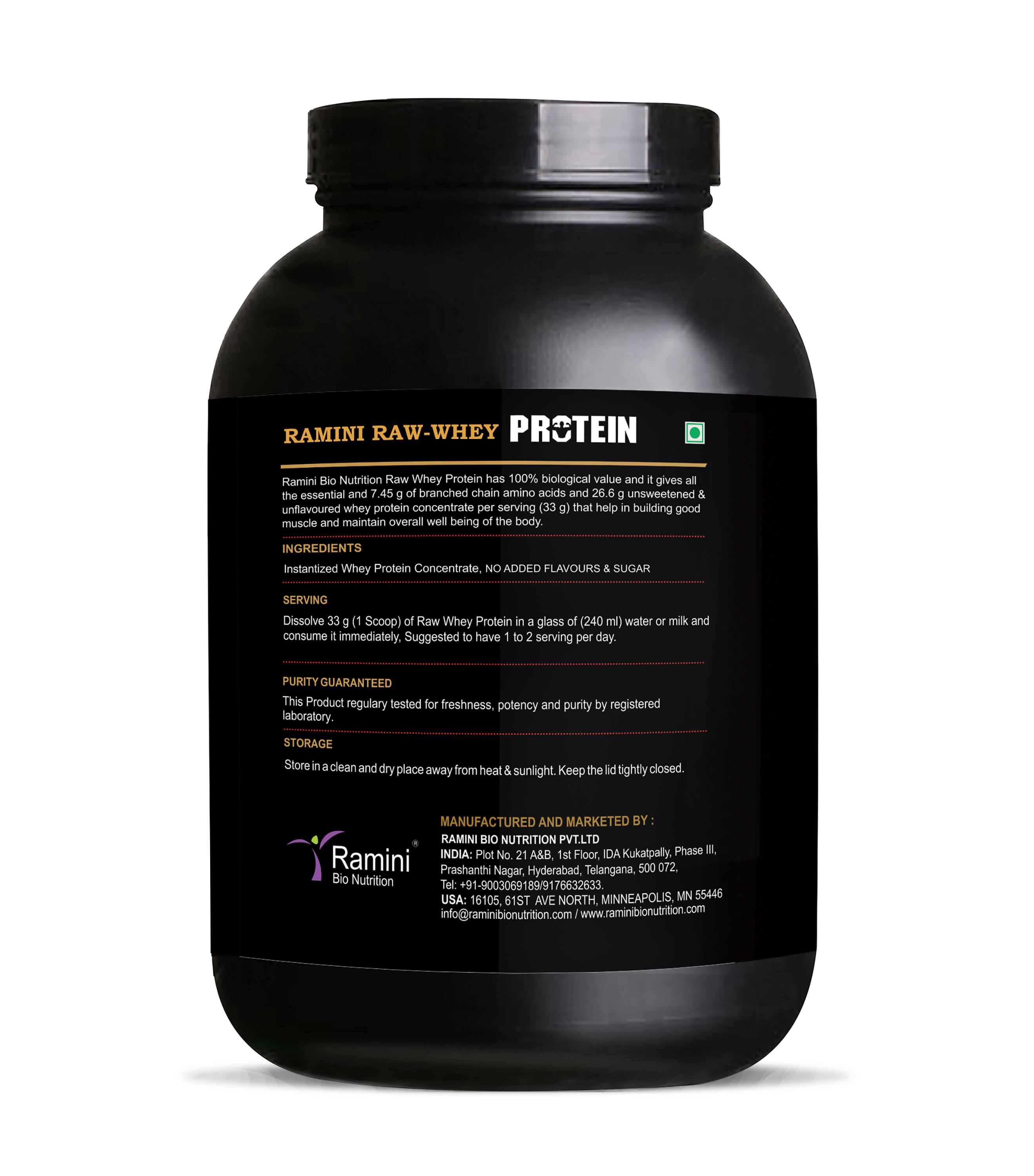 RAW WHEY PROTEIN 80%