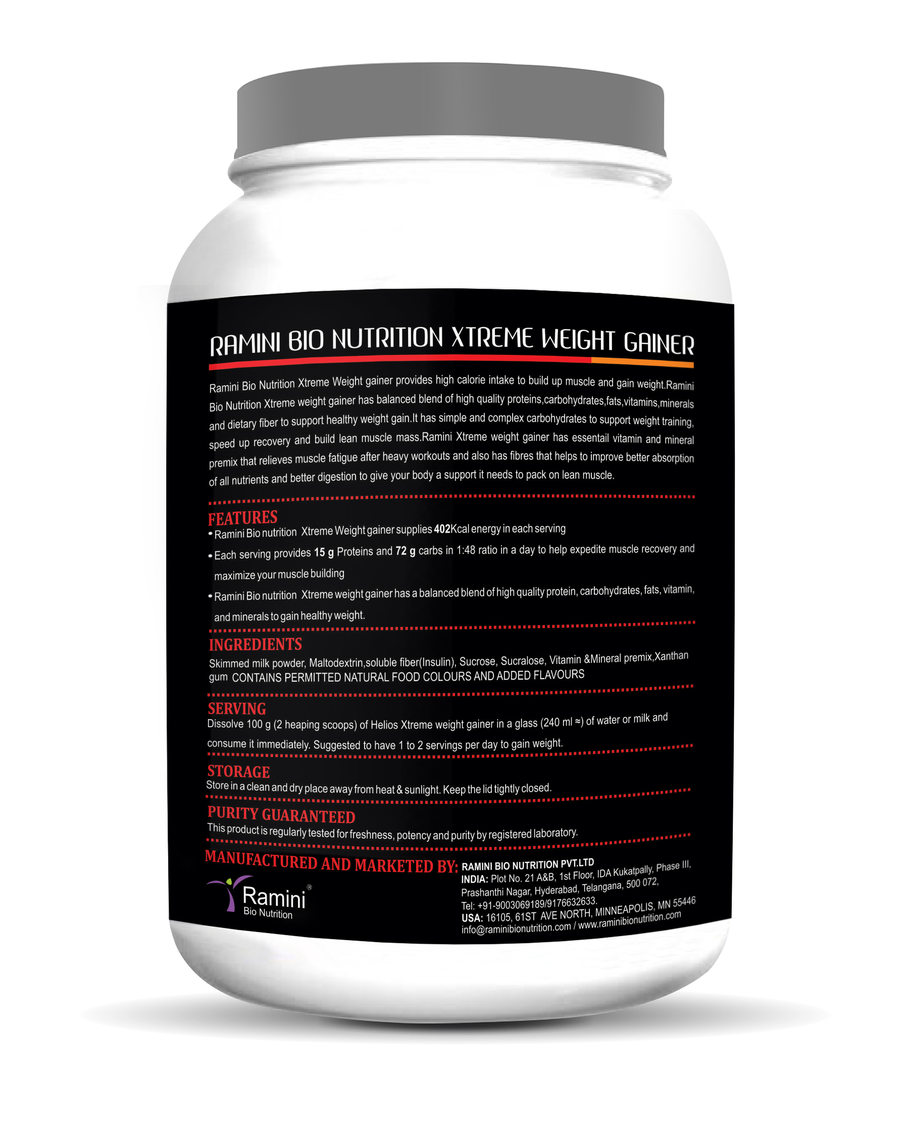 XTREME WEIGHT GAINER